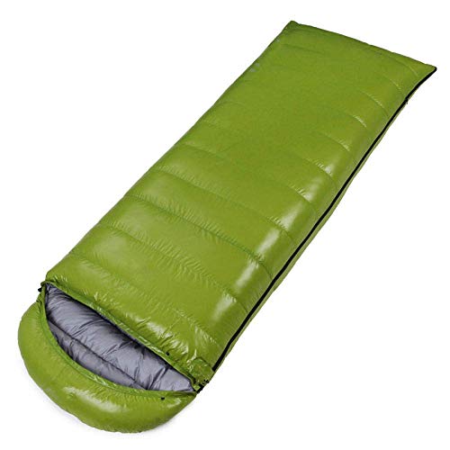 Ultralight 600G Down Sleeping Bag for Camping, Hiking & Backpacking - Waterproof & Portable Winter Sleeping Bag with Velvet Insulation - Perfect for Mountaineering, Outdoor Adventures & Cold Weather Camping Trips