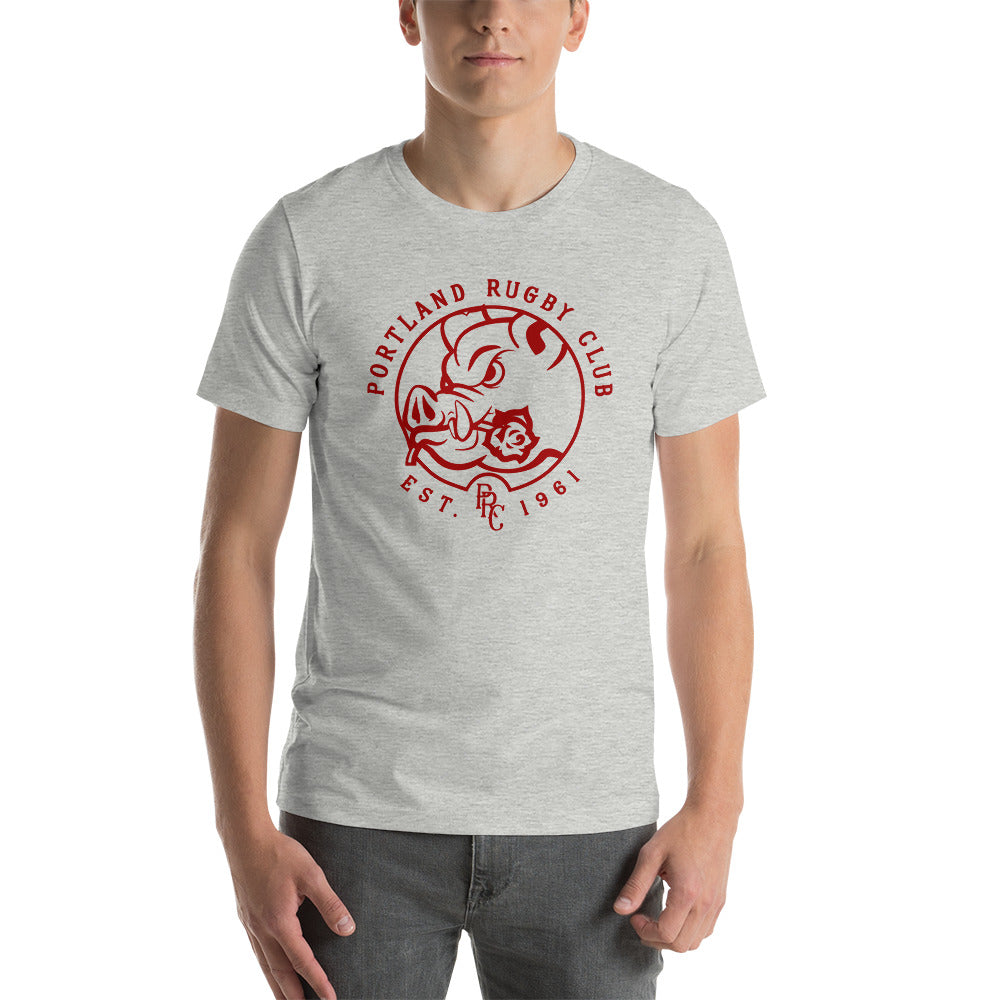 Portland Pigs Social T-Shirt - Funny Pig Design Graphic Tee for Men & Women - Casual Cotton Shirt for Streetwear, Gifts & Social Events