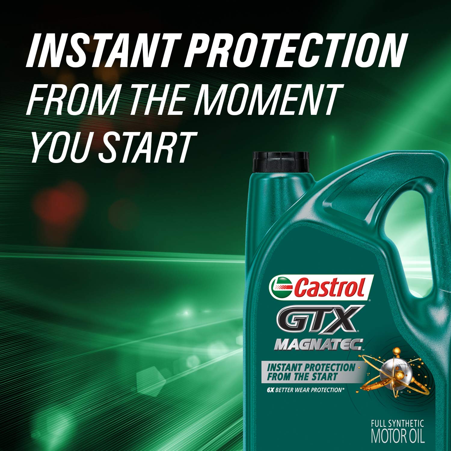 Castrol GTX MAGNATEC 5W-30 Full Synthetic Motor Oil - 5 Quart (3 Pack) | Advanced Engine Protection for Cars, Trucks & SUVs | Ideal for High Mileage, Extreme Temperatures & Stop-and-Go Driving