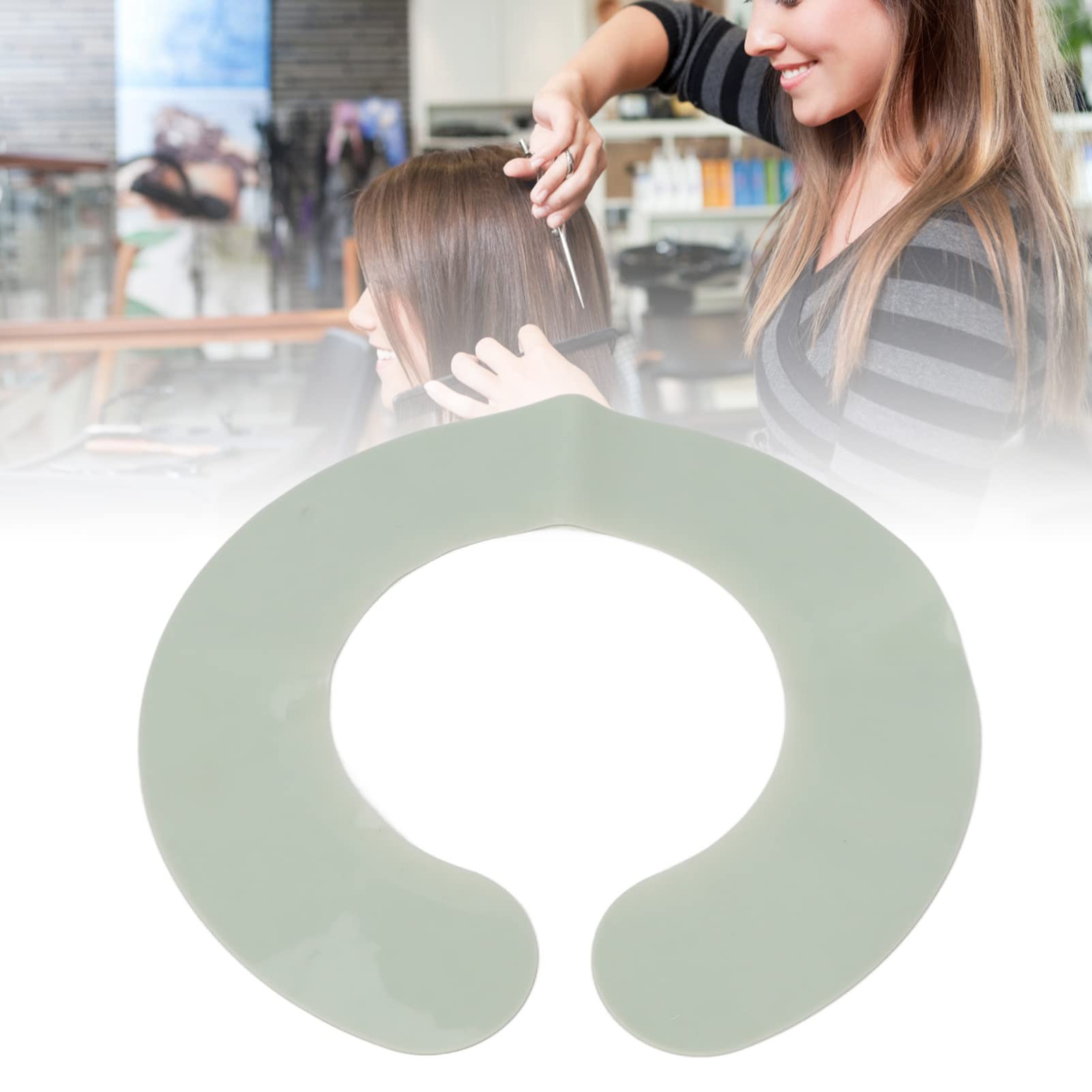 Professional Silicone Hair Cutting Cape - Waterproof & Reusable Salon Hairdressing Collar for Barbers & Stylists - Keep Clothes Clean During Haircuts at Home or Salon