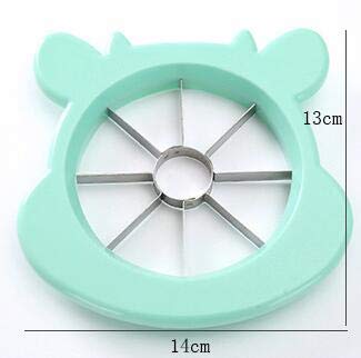 WOIWO 2-Pack Cute Cartoon Stainless Steel Apple Corer & Slicer - Fruit Cutter for Apples, Pears - Perfect for School Lunches, Fruit Salads & Party Platters