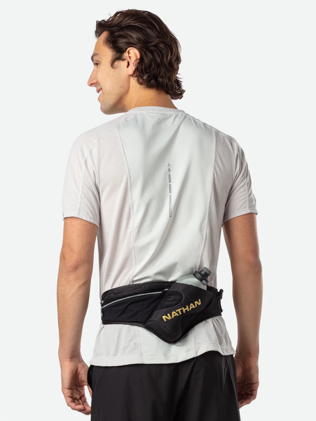 Peak Hydration Waist Pack for Running & Hiking - Lightweight Water Bottle Holder Belt with Adjustable Strap (Black) - Perfect for Outdoor Activities, Travel & Gym Workouts