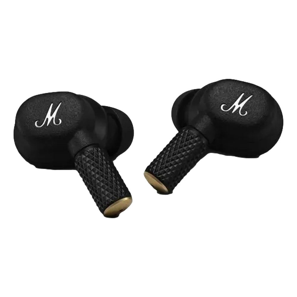 Marshall Motif II ANC Wireless Earbuds - Active Noise Cancelling, Bluetooth 5.2, 30H Playtime - Perfect for Gym, Travel & Work (Black)