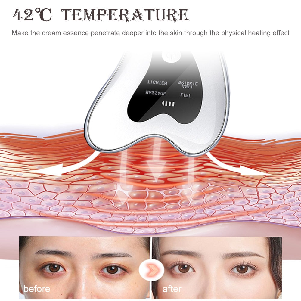 Electric Facial Massager for Relaxation & Skin Care - Rechargeable & Portable for Home & Travel Use
