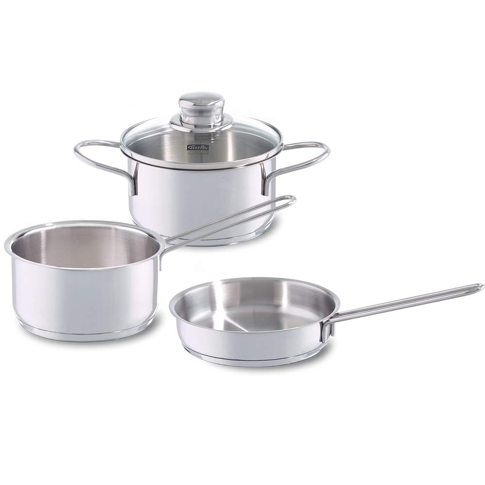 Fissler Premium Non-Stick Frying Pan Set - 3-Piece Kitchen Cookware for Sauteing, Frying & Cooking | Dishwasher Safe & Oven Safe Up to 400°F | Perfect for Home Chefs & Professional Kitchens