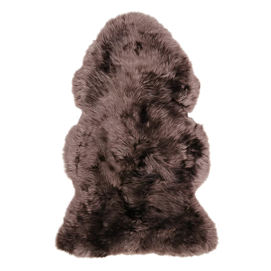 Luxury Chocolate Brown Sheepskin Rug - Soft & Cozy Natural Wool Area Rug for Living Room, Bedroom, Nursery - Perfect for Home Decor & Warmth