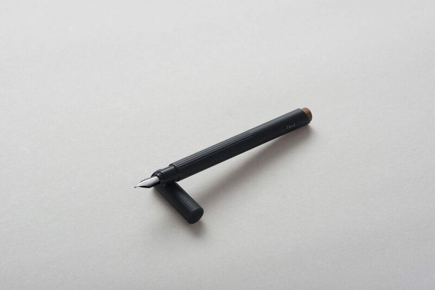Premium TA+d FP-010101 Fountain Pen with Fine Point Nib - Elegant Bamboo Black Design for Writing, Calligraphy & Gift Giving - Perfect for Office, School & Special Occasions