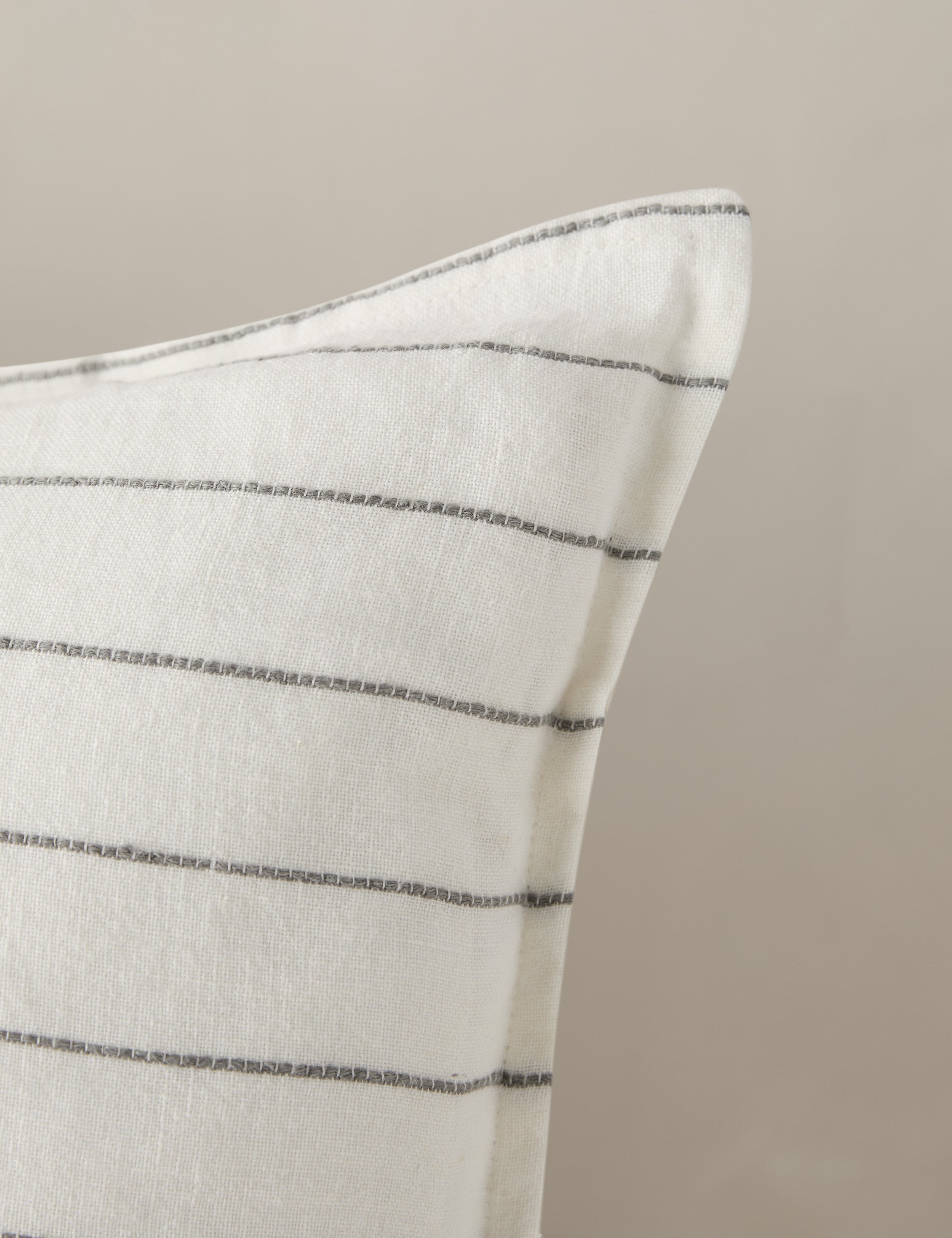 Blake Linen Sham by Pom Pom at Home - Premium Decorative Pillow Cover for Bedroom & Living Room - Perfect for Farmhouse, Modern & Coastal Home Decor