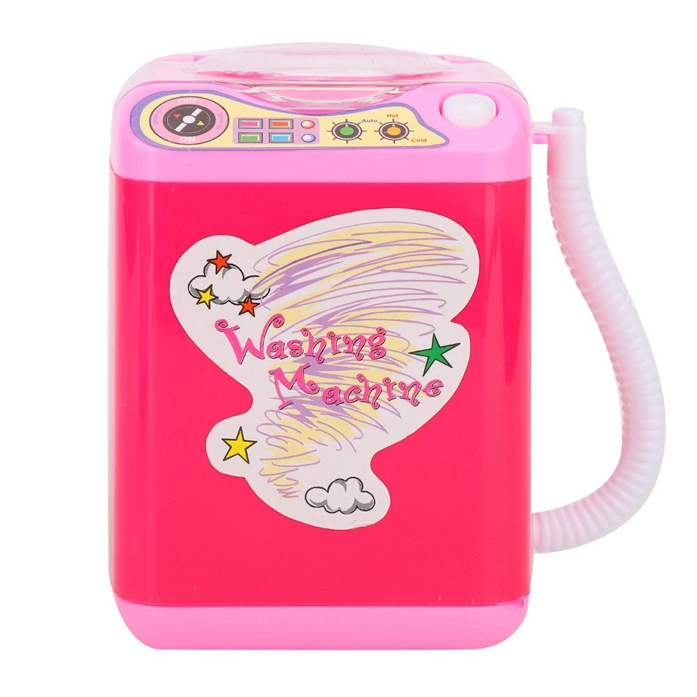 Electric Makeup Brush & Sponge Cleaner Machine - Automatic Cosmetic Tool for Kids & Adults, Rose Red | Perfect for Home, Salon, Travel & Gift Giving