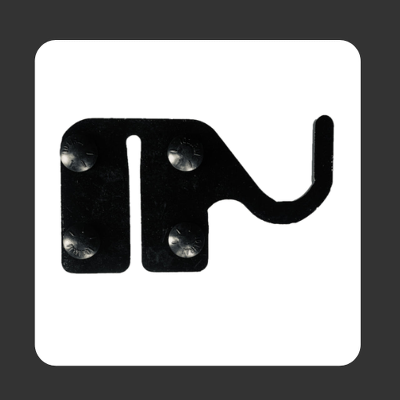 JC Slotted Hook Target Hanger Bracket - Heavy Duty Wall Mount Hooks for Retail Displays, Shelving & Organization - Perfect for Stores, Garages & Home Use
