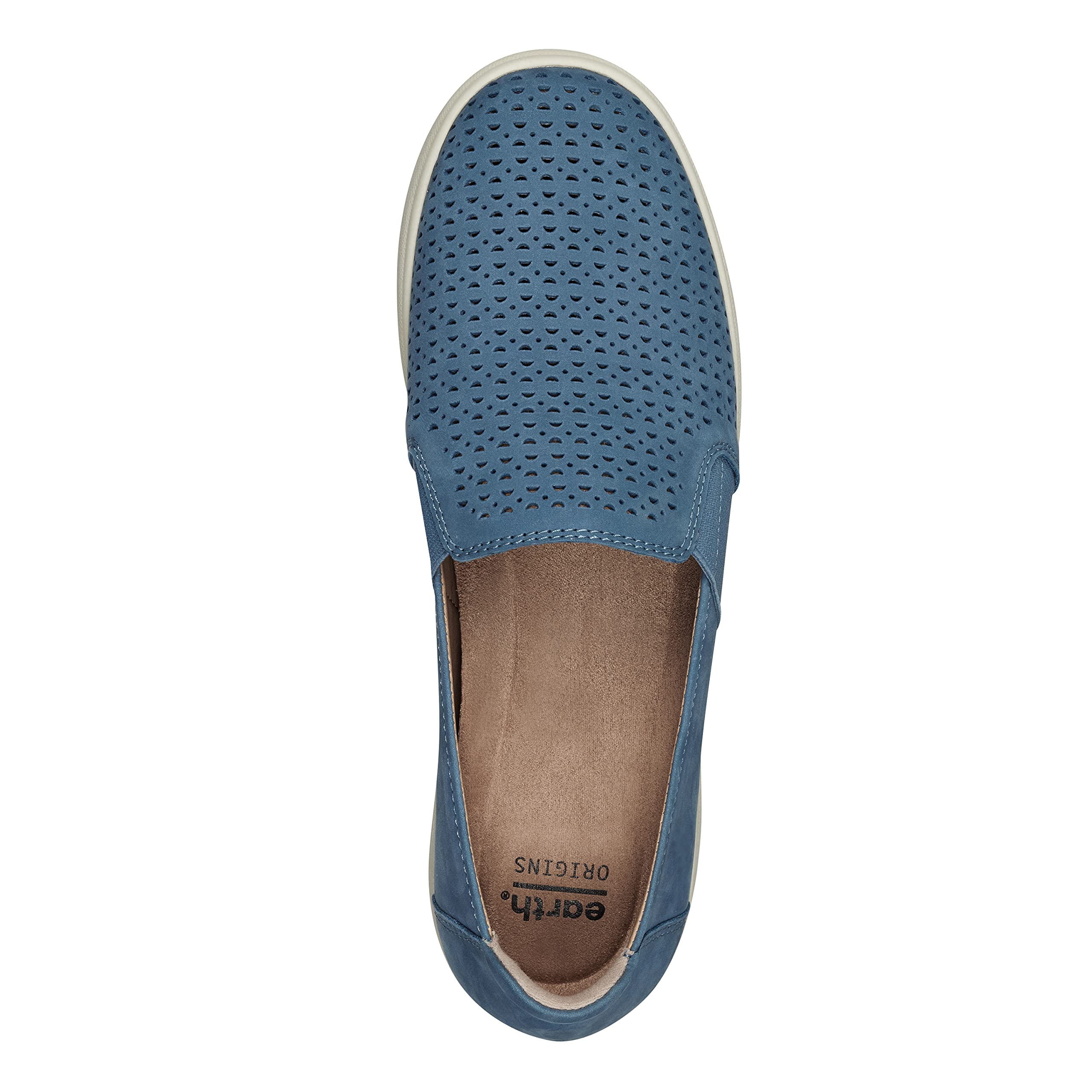 Earth Origins Women's Elin Slip-Resistant Slip-On Sneakers - Comfortable Casual Shoes for Everyday Wear | Perfect for Work, Walking & Errands