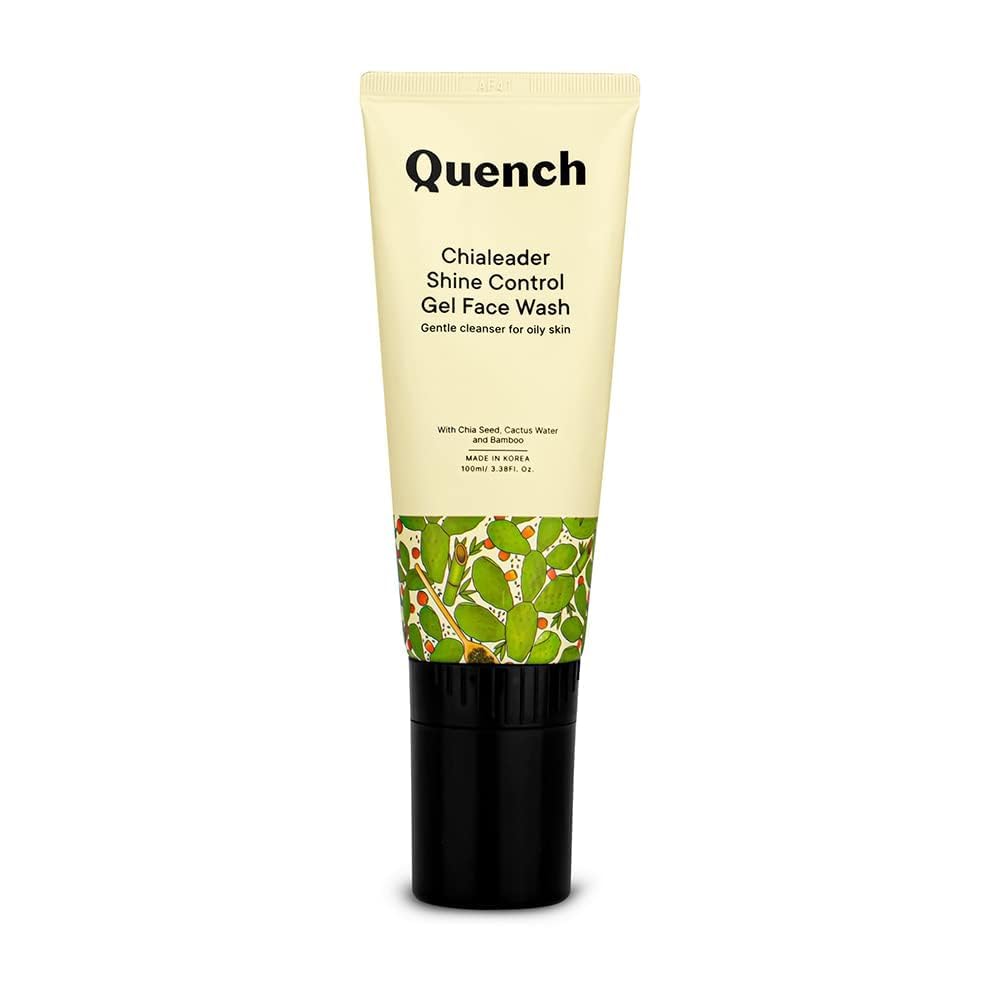 Korean Oil Control Face Wash with Silicone Brush - For Oily Skin & Blackheads - Home & Travel Use