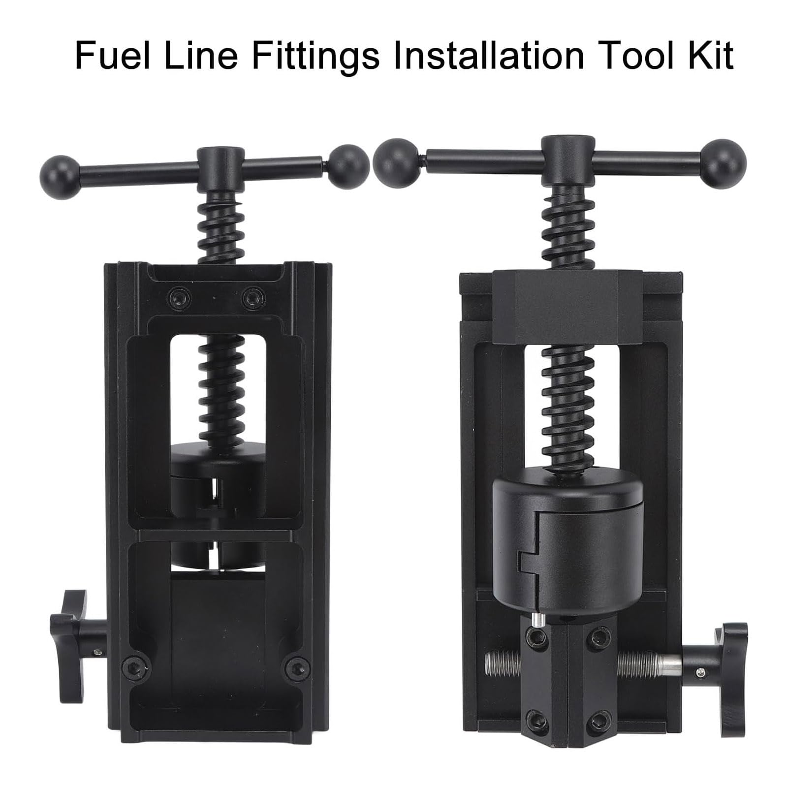 **Fuel Line Fittings Installation Tool Kit - 4AN 6AN 8AN 10AN 12AN Bracket Hose Oil Cooling Pipe Connector - Aluminum Alloy, Compact & Lightweight - Easy to Use for Vice & DIY Automotive Repairs - Perfect for Fuel System Upgrades, Racing Cars & Performance Tuning**