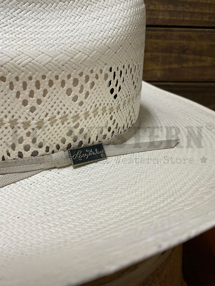 Larry Mahan LMH11169 10X DURANT Straw Cowboy Hat - Ice White Color for Western Rodeo, Outdoor Country Music Festivals & Summer Beach Vacations