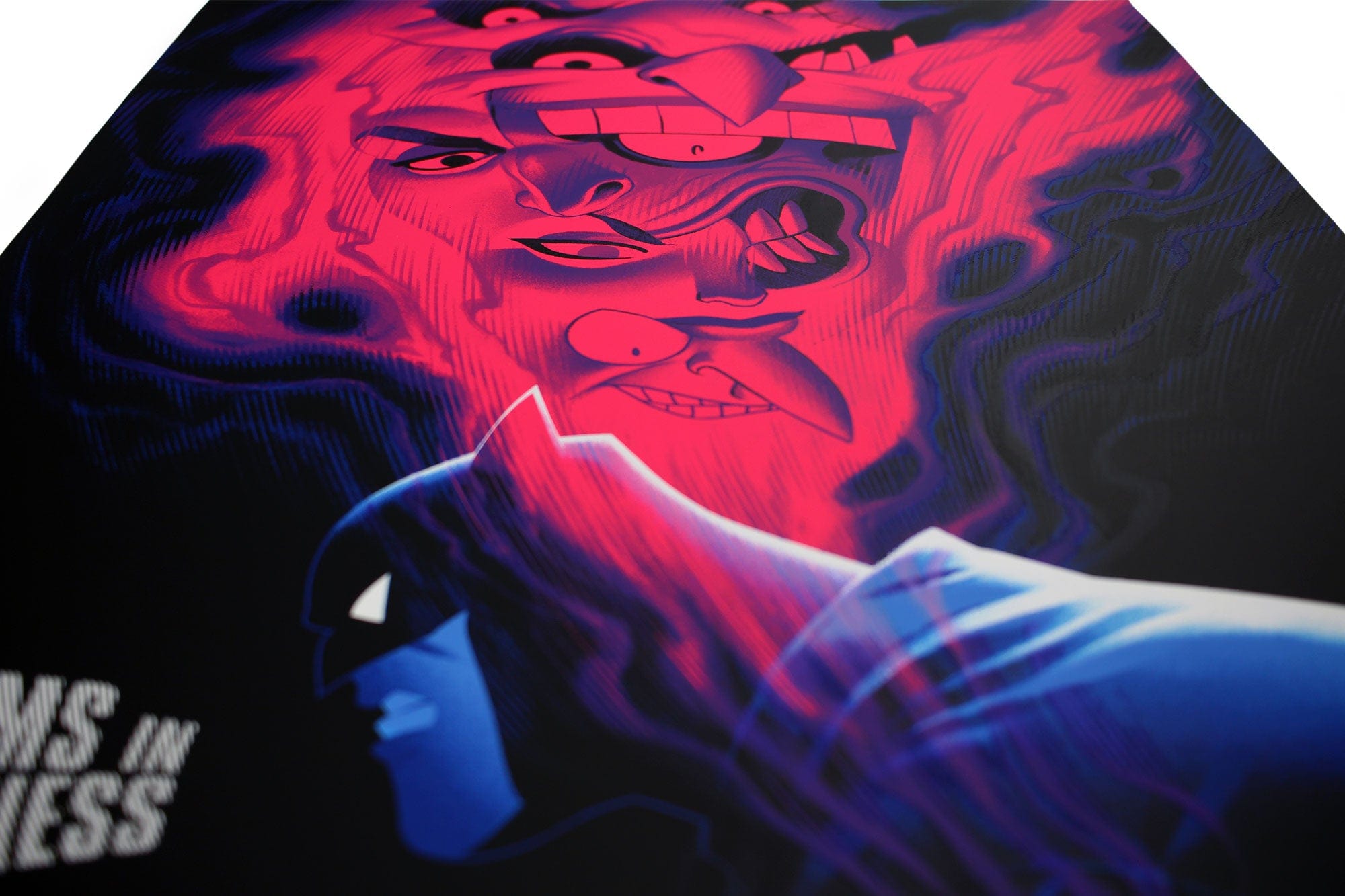 Dreams In Darkness Screenprinted Poster - Unique Wall Art for Home, Office & Bedroom Decor | Perfect Gift for Art Lovers & Dark Aesthetic Fans