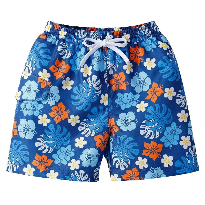 Quick Dry Swim Shorts for Kids 5-14 Years | Boys' Swim Trunks with UPF 50+ Sun Protection - Perfect for Beach, Pool & Water Sports