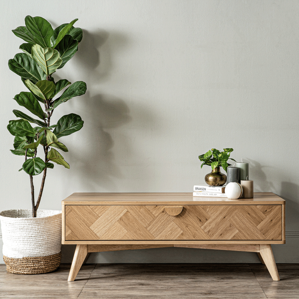 Modern Loft Coffee Table - Industrial Style Wood & Metal Living Room Furniture for Small Spaces - Perfect for Apartments, Studios & Cozy Homes