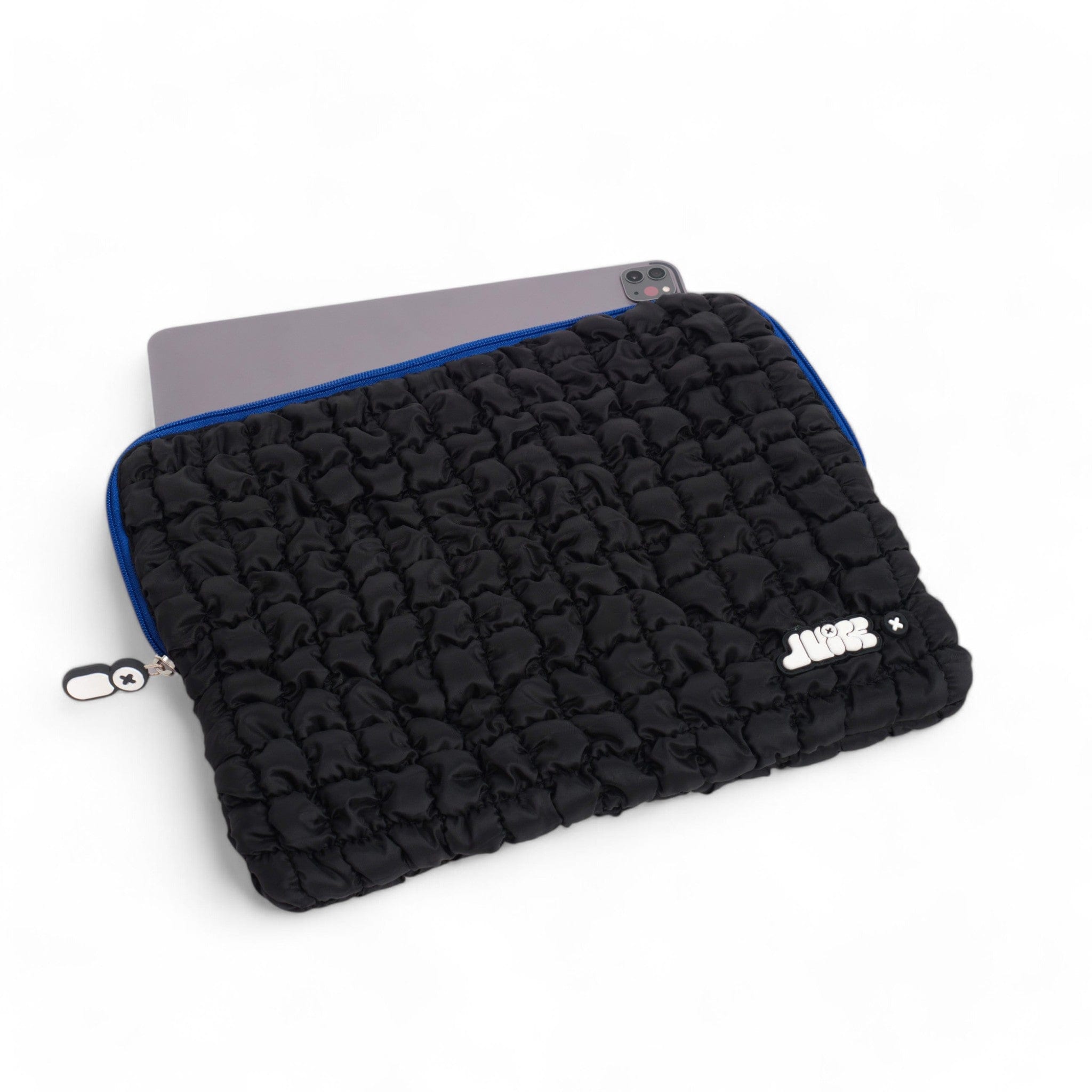 Premium Boba Laptop Cover - Jet Black Protective Sleeve for MacBook & Windows Laptops - Perfect for Work, Travel & School Accessories