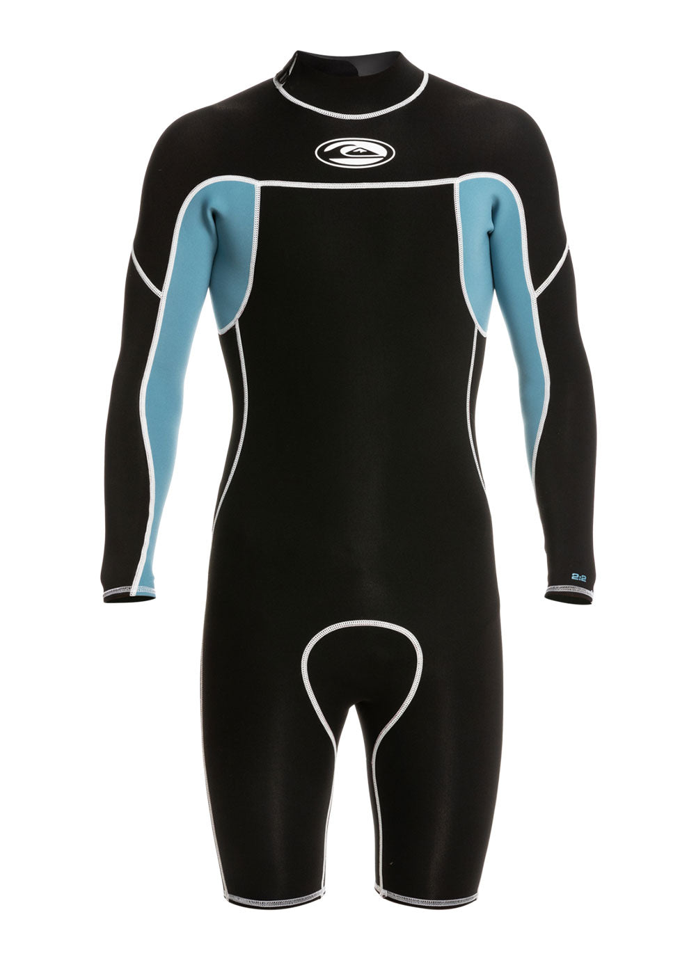 Quiksilver Men's 2/2mm Long Sleeve Back Zip Spring Wetsuit - Surfing, Diving & Water Sports Gear for Warm Weather Protection
