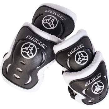 Strider Youth Elbow & Knee Pads Set - Protective Gear for Kids Bike Riding, Skateboarding & Scooter Safety - Adjustable Comfort Fit for Active Children
