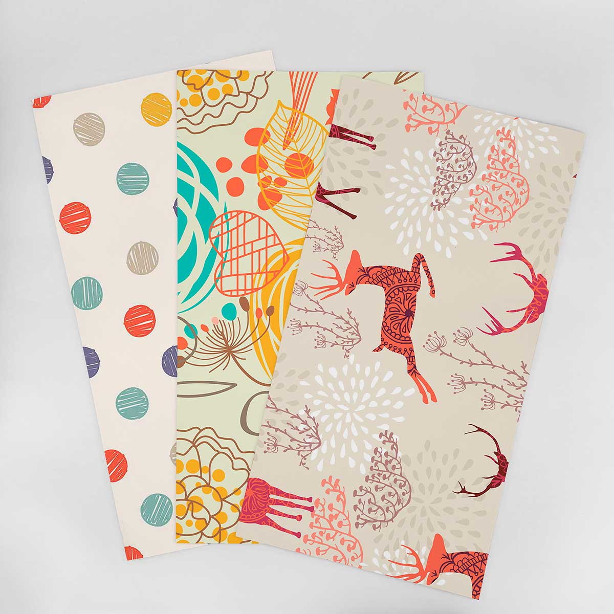 Vibrant Kids Wallpaper Sample - Red & Orange Color Palette | Perfect for Nursery, Bedroom & Playroom Decor
