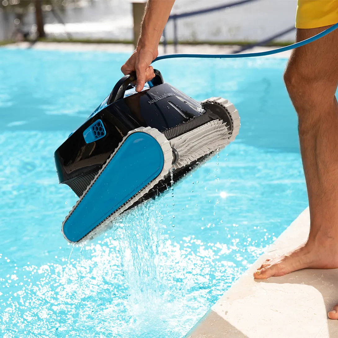 Dolphin Triton PS Automatic Robotic Pool Cleaner for In-Ground Pools | Efficient Cleaning for Leaves, Dirt & Debris | Perfect for Backyard, Residential & Commercial Use