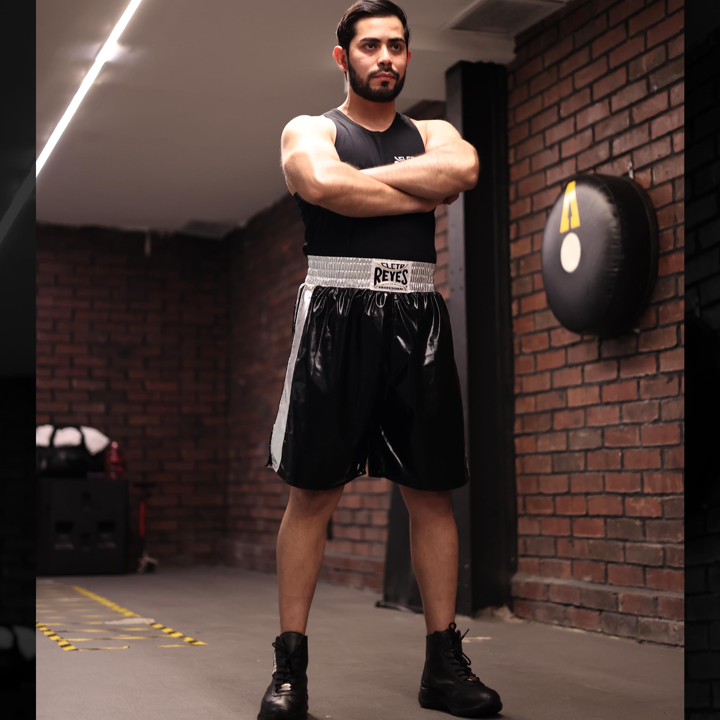 Cleto Reyes Men's Boxing Shorts - Professional Training & Competition Trunks, Satin Fight Apparel for Boxing, MMA & Fitness Workouts | Ideal for Sparring, Gym Training & Fight Nights