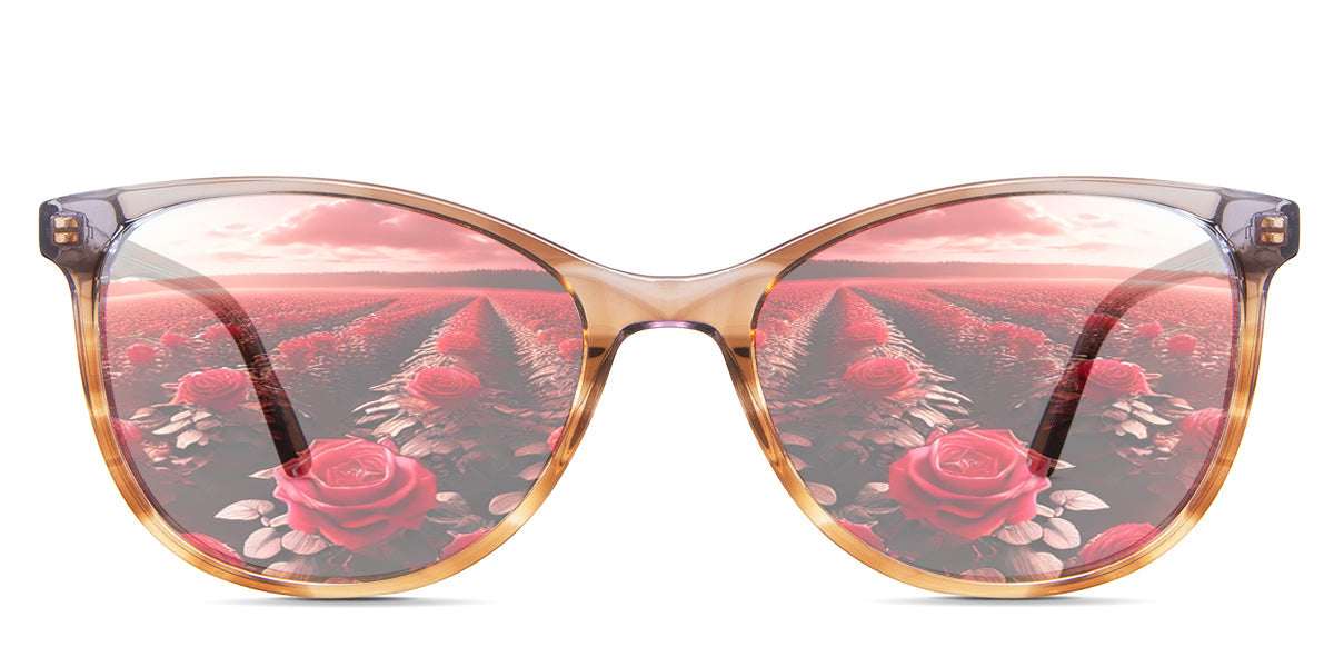 Maggie Women's Prescription Tinted Glasses - Stylish & UV Protection for Reading, Driving & Outdoor Activities