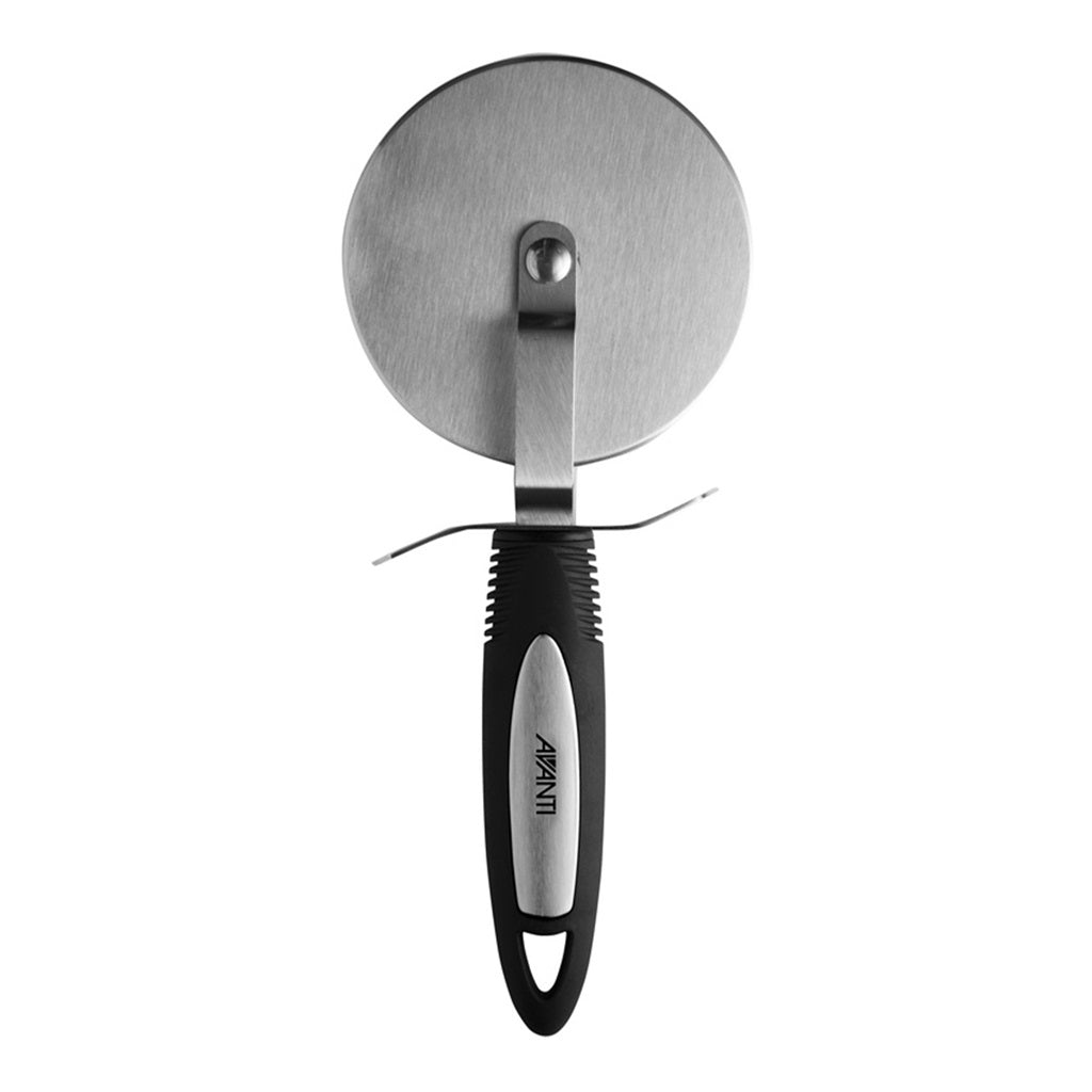 Avanti Soft Grip 10cm Stainless Steel Pizza Cutter Wheel - Sharp Professional Pizza Slicer for Home Kitchen, Restaurants & Parties | Perfect for Cutting Pizzas, Pies, Pastries & More