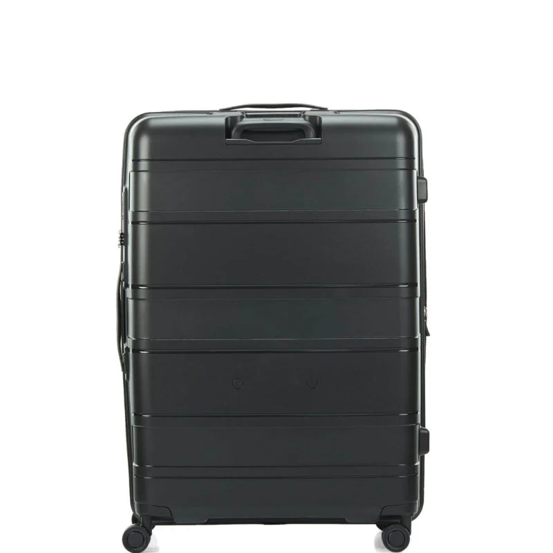 American Tourister Light MAX 3-Piece Luggage Set (Large, Medium, Small) - Black | Perfect for Family Travel, Business Trips & Weekend Getaways