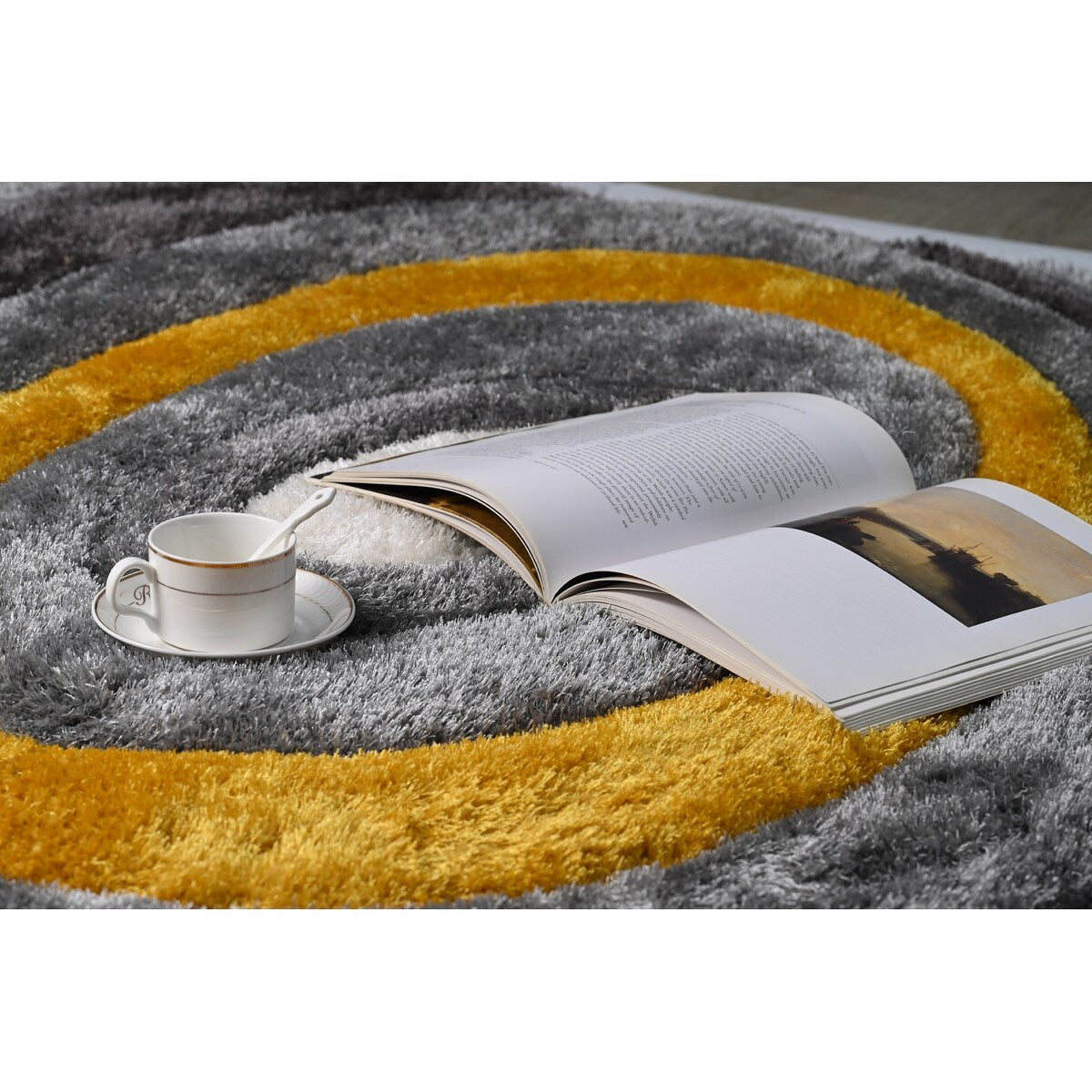 Premium 3D Shaggy Hand Tufted Area Rug - Soft Fluffy Non-Slip Living Room Carpet for Bedroom, Nursery & Home Decor - Cozy & Stylish Floor Mat for Comfortable Relaxation