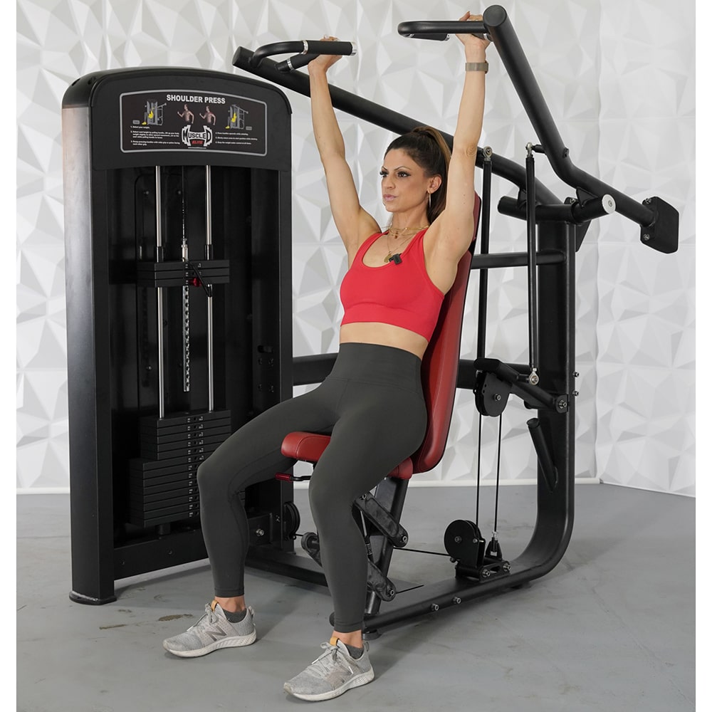 Muscle D Elite Shoulder Press MDE 04 - Professional Gym Equipment for Home & Commercial Use - Perfect for Shoulder Workouts & Strength Training