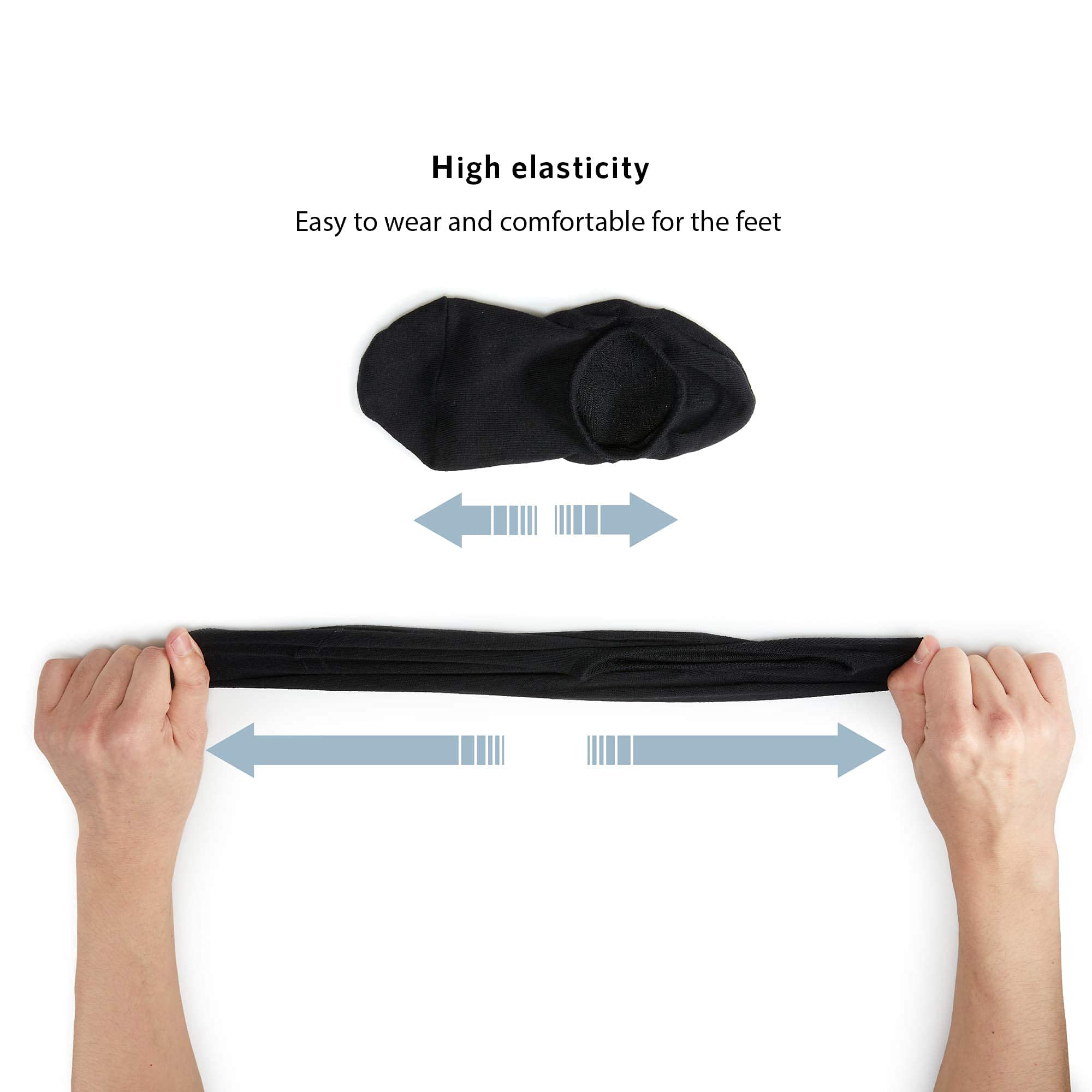 MONFOOT 10 Pairs Invisible No Show Socks for Men & Women - Anti Slip, Breathable, Low Cut Liner Socks for Sneakers, Loafers & Casual Shoes - Multipack Comfort Socks for Everyday Wear
