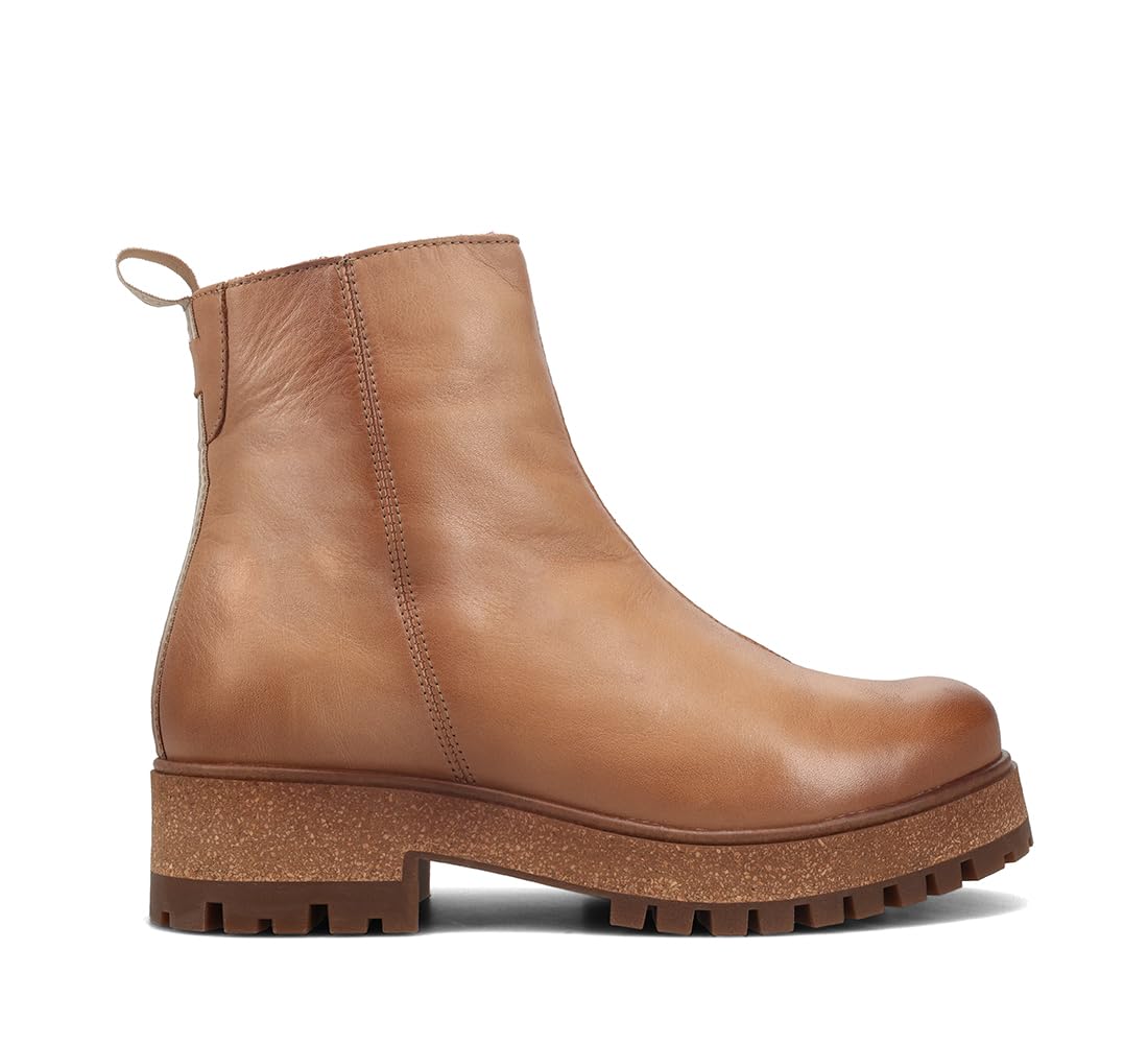 Taos Downtown Women's Boots - Stylish & Comfortable Ankle Boots with Removable Arch Support Footbed - Easy On/Off Side Zipper - Perfect for Work, Travel & Everyday Fashion