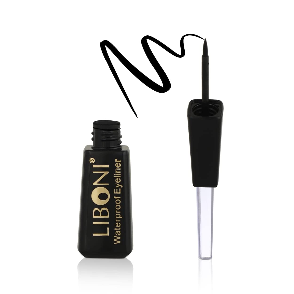 LIBONI Waterproof Eyeliner & Volumizing Mascara 2-Piece Set - Smudge-Proof Eye Makeup Kit for Long-Lasting Definition | Perfect for Day to Night Looks, Parties & Special Occasions