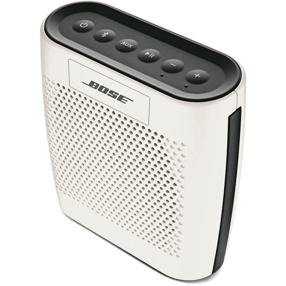 Bose SoundLink Color Bluetooth Speaker - Portable Wireless Speaker with Rich Bass, 8-Hour Battery, Water Resistant - Perfect for Travel, Beach, Pool & Outdoor Adventures (White)