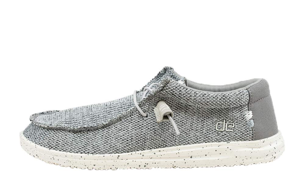Hey Dude Men's Wally Stretch Loafers - Lightweight Slip-On Comfort Shoes for Men | Perfect for Casual Wear, Travel & Everyday Use