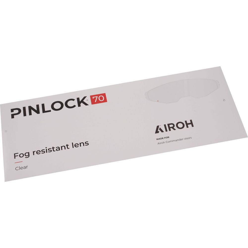 Airoh Pinlock Original Anti-Fog Visor Insert for Airoh Commander Helmet - Perfect for Motorcycle Riding in Cold & Rainy Weather