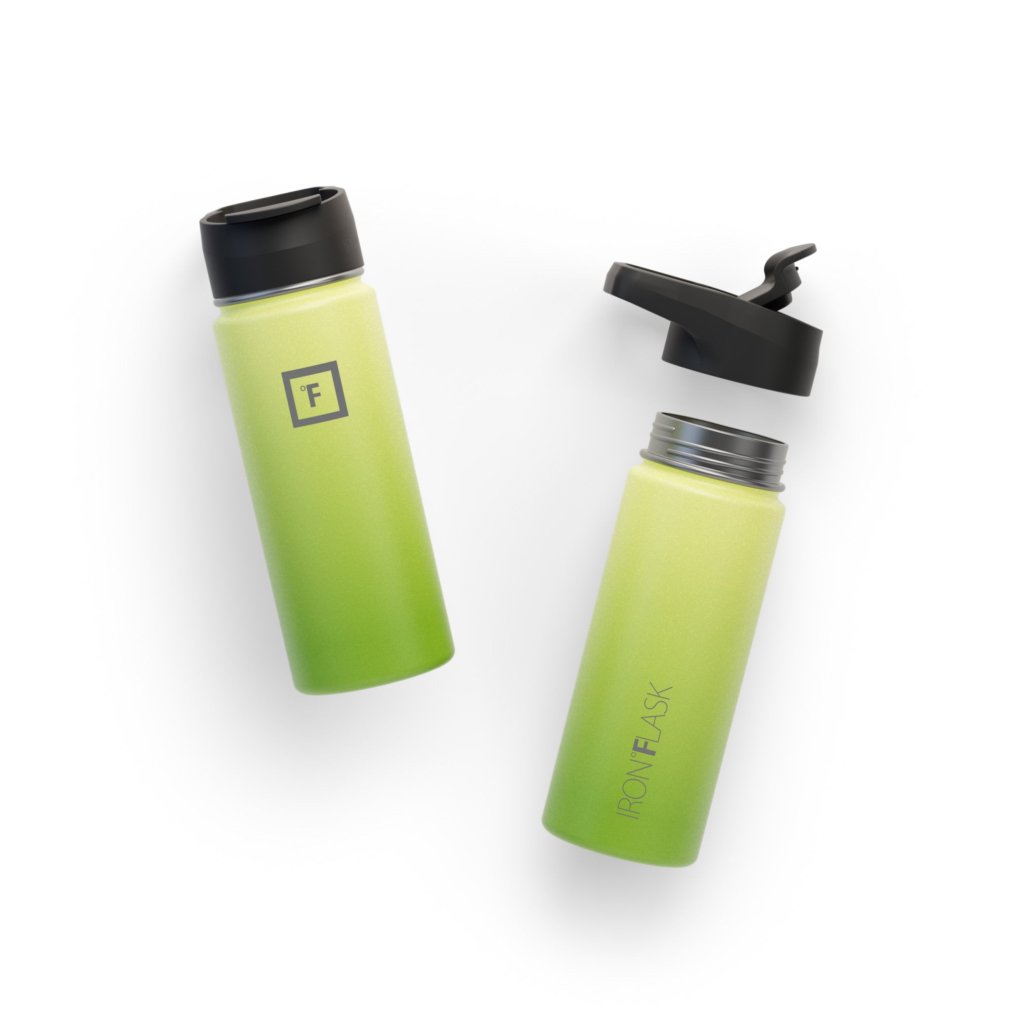 18 Oz Wide Mouth Water Bottle with Straw Lid - Leak Proof & BPA Free - Perfect for Gym, Hiking, Travel & Everyday Hydration