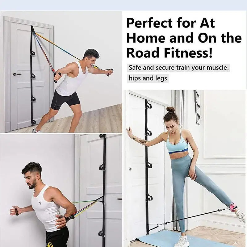 Upgrade Door Anchor Strap for Resistance Bands - Heavy Duty Exercise Equipment for Home Gym Workouts - Perfect for Strength Training, Yoga & Physical Therapy
