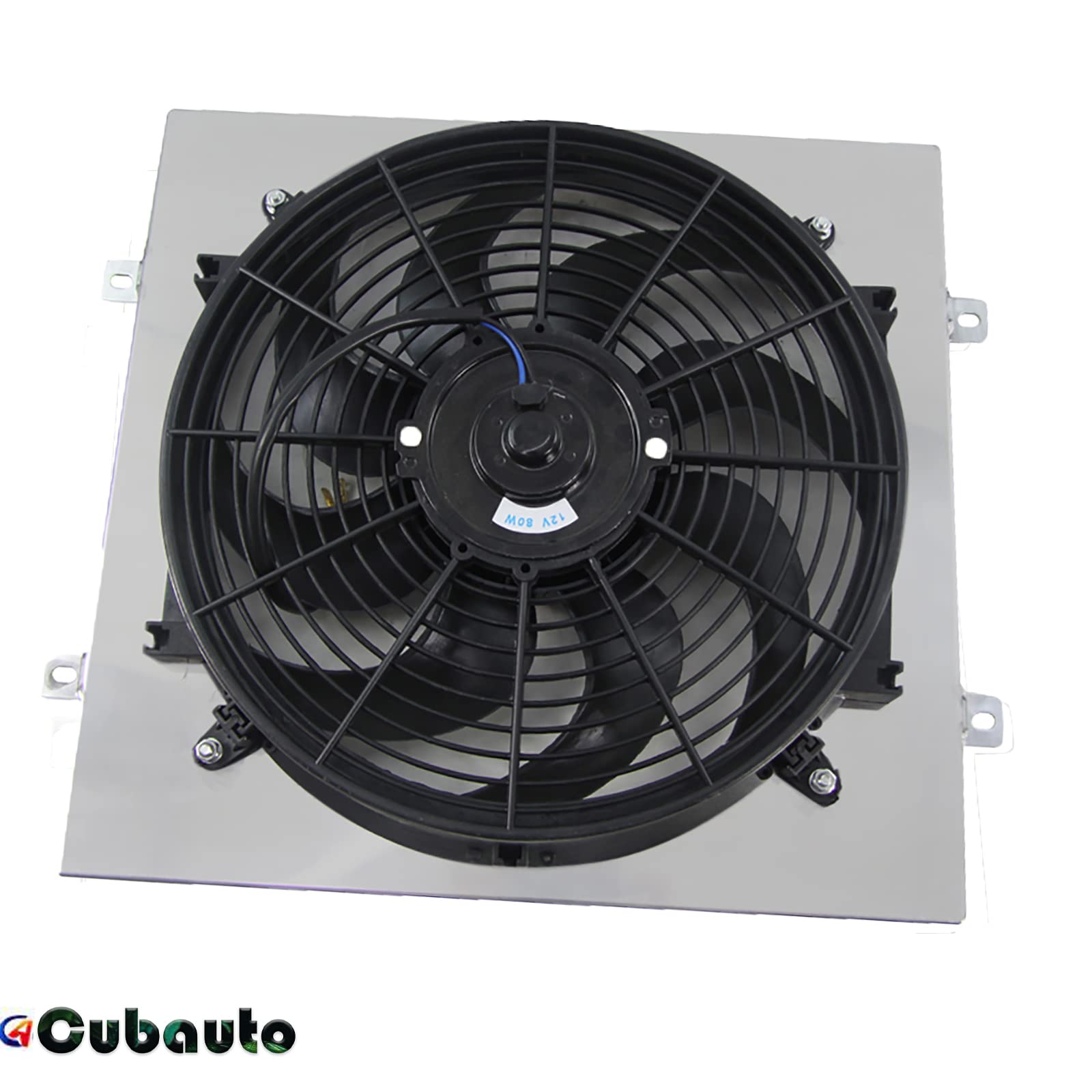 Aluminum Radiator Shroud + 14