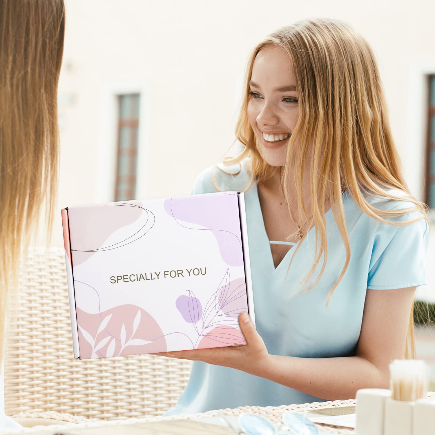 Best Friend Birthday Gifts for Women - Unique Spa Gift Basket for Her, Sister, Bestie | Relaxation Self-Care Present | Perfect for Birthdays, Anniversaries & Galentine's Day (Purple)