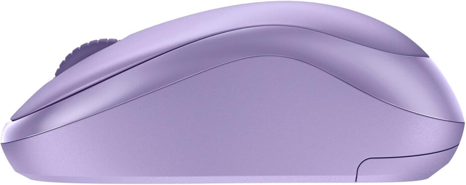 Logitech Silent Wireless Mouse - 2.4GHz USB Receiver, 1000 DPI Optical Tracking, 18-Month Battery Life, Ambidextrous Design for PC Mac Laptop (Renewed, Lavender) - Perfect for Office, Home & Quiet Workspaces