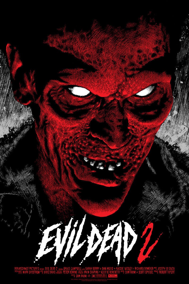 Evil Dead 2 (Variant Edition) - Classic Horror Movie Collectible - Perfect for Halloween Decorations & Horror Film Collections