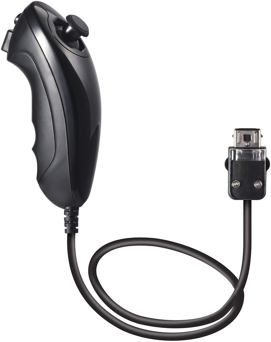 ANTCOOL Wii Nunchuck Controller 2-Pack - Compatible with Wii & Wii U - for Gaming & Fitness