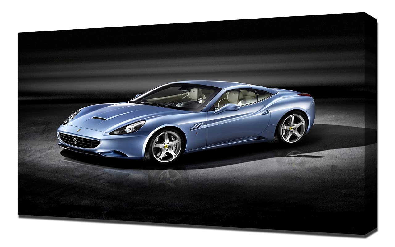 Ferrari California 2009 Canvas Art Print - Premium Wall Decor - Stretched Canvas Wrap - Perfect for Home, Office & Car Enthusiast Gifts
