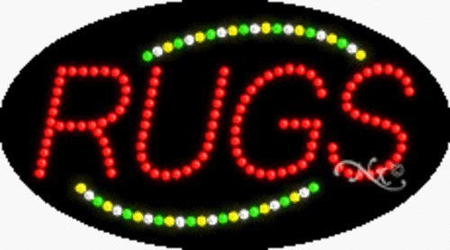 Animated LED Flashing Rugs Sign - High Impact & Energy Efficient for Storefronts, Bars, and Nightclubs