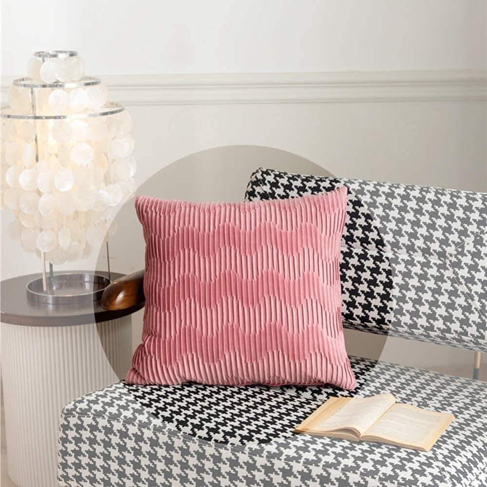 Modern Velvet Bed Runner Scarf - Solid Color Wave Pattern Decorative Pillowcase for Home, Bedroom & Hotel Decor | Perfect for Accent Beds, Luxury Bedding & Guest Room Styling