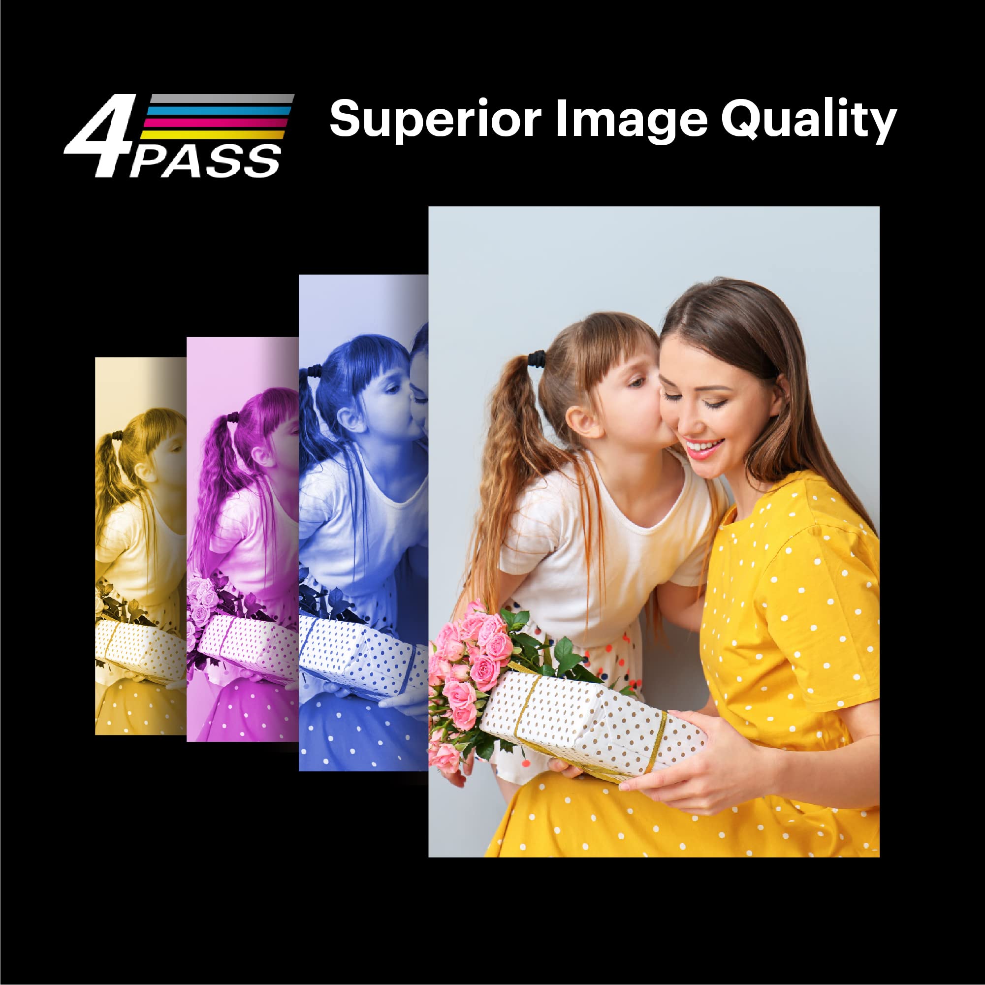 KODAK Mini 2 Retro 4PASS Instant Photo Printer - Wireless Portable 2.1x3.4 Inch Zink Printer with 8 Starter + 60 Extra Photo Papers & Gift Bundle (Yellow) - Perfect for Travel, Parties, Scrapbooking & DIY Projects