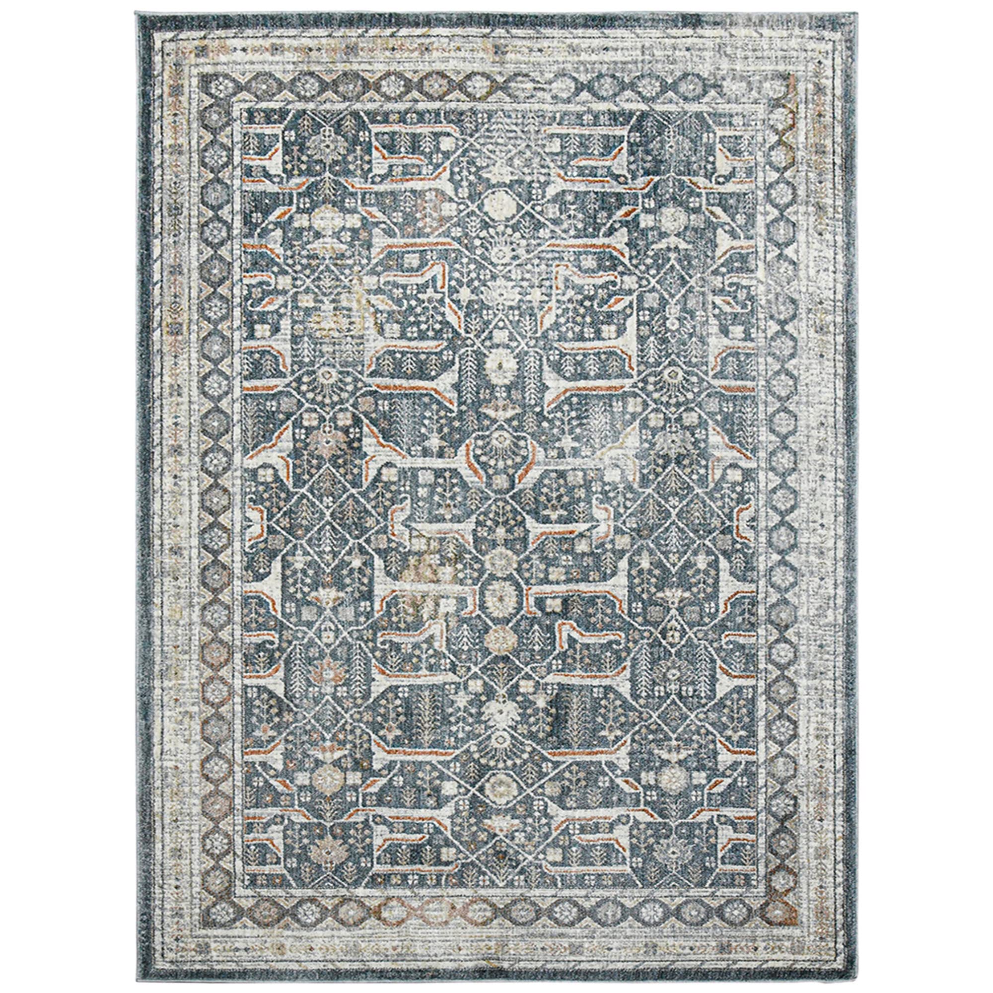 Luxury Amer Rugs Area Rug - Soft Polyester & Polypropylene Power Loom Carpet for Farmhouse, Living Room, Bedroom & Kitchen Decor - Boho, Persian, Oriental, Classic, Vintage & Industrial Styles - Perfect for Cozy Home Makeovers & Interior Design